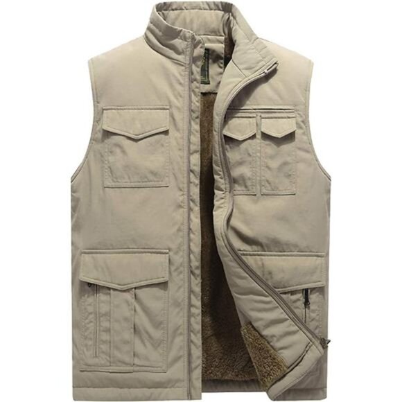 ジャケット・アウター ATON stand collar wool padded vest ジャケット・アウター ATON stand collar wool padded vest